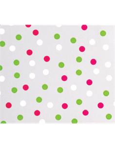 BOBINA CELOFAN 0,80x50 PUNTOS COLORS