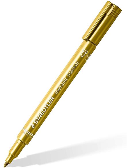 MARCADOR METALICO ORO/PLATA 8323 STAEDTLER