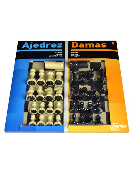 TABLERO AJEDREZ/DAMAS + ACCES. 29459