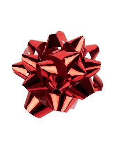 BOTE 100 LAZOS FANTASIA ROJO METAL. 10357