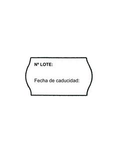 ROLLO ETIQUETAS 26x16 ONDA IMPR. 1530069