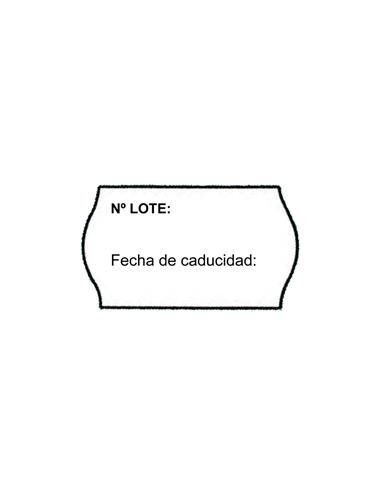 ROLLO ETIQUETAS 26x16 ONDA IMPR. 1530069