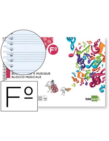BLOCS MUSICA Fº LIDERPAPEL APA. 00739