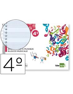 BLOCS MUSICA 4º PAUTA ANCHA LIDER 53896