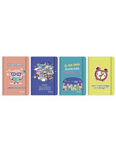 LIBRETA FRASES A5 T/D 80-H 330601