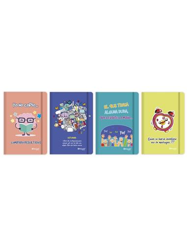 LIBRETA FRASES A5 T/D 80-H 330601