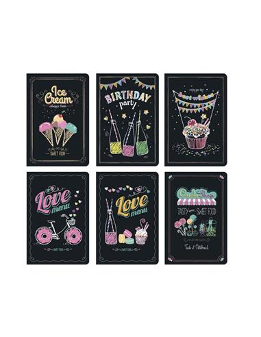 LIBRETA A6 BRILLANT. LOVE MENU 330631