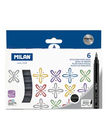 CAJA 6 ROTUL. P. PINCEL METAL. 0612606MET