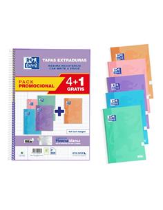 PACK 4+1 BLOC OXFORD PASTEL 400159802