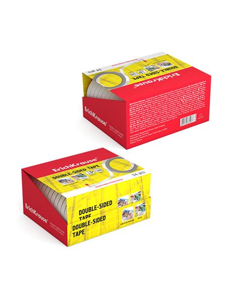 CINTA DOBLE CARA 12MMx10M ERK 19447