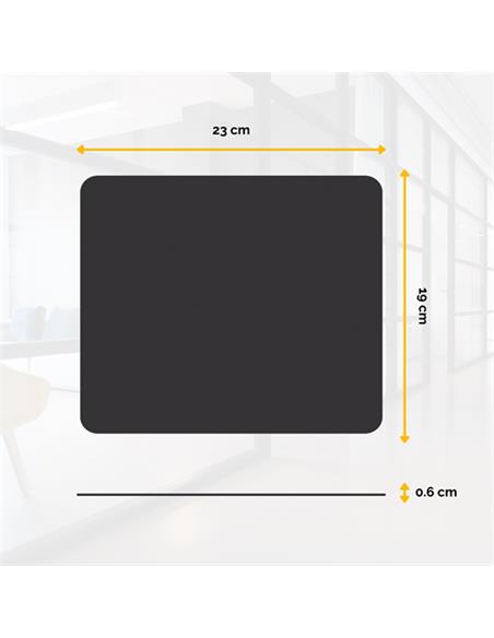 ALFOMBRILLA RATON NEGRA 29704 FELLOWES