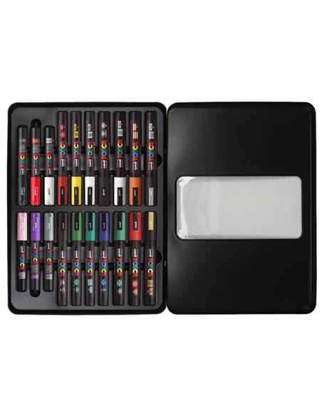 MALETIN 20 ROTULADORES POSCA 182634820