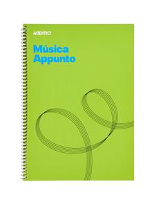 CUADERNO MUSICA APPUNTO M12 ADDITIO