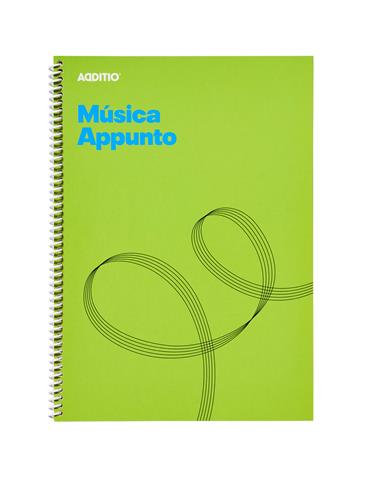 CUADERNO MUSICA APPUNTO M12 ADDITIO