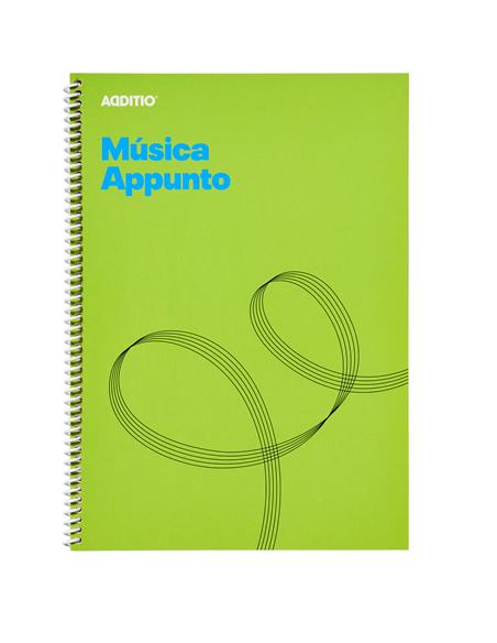 CUADERNO MUSICA APPUNTO M12 ADDITIO