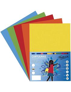 CARTULINA 180 GR 50x65 25H SURT. FTE 17036