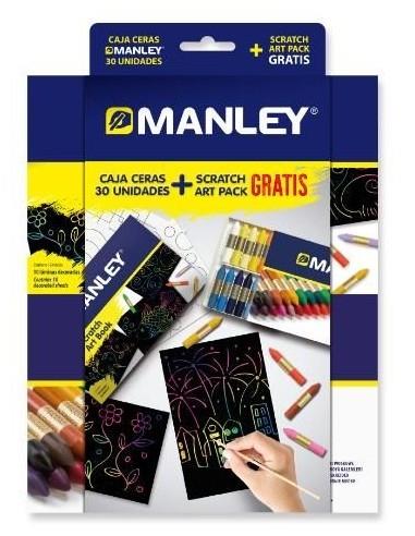 PACK 30 CERAS MANLEY + SCRATCH GRAT.