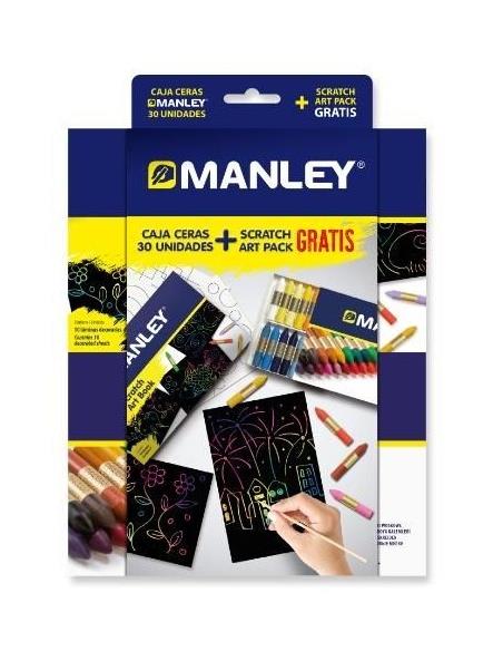 PACK 30 CERAS MANLEY + SCRATCH GRAT.