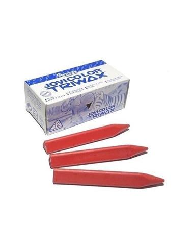 CERAS JOVICOLOR TRIWAX 973 ROJO 12U