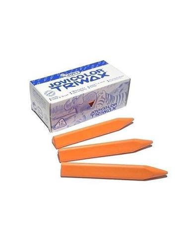 CERAS JOVICOLOR TRIWAX 973 NARANJA 12U