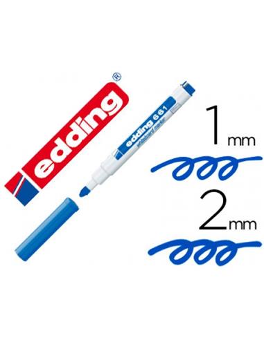 ROTULADOR EDDING 661 PIZARRA AZUL