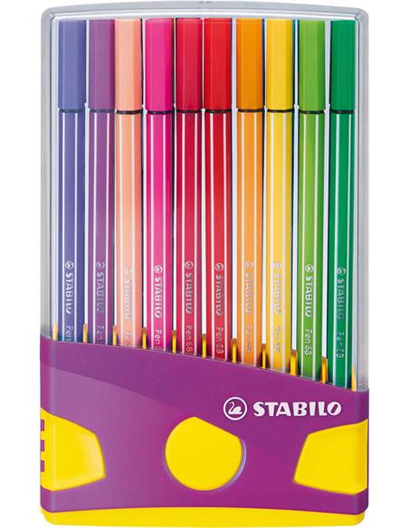 ESTUCHE 20 STABILO 6820-04 PEN 68 COLORPARADE