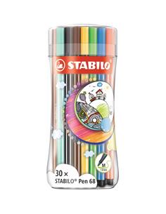ESTUCHE 30 STABILO 6830-4 PEN 68
