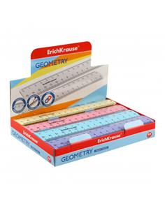 REGLA ERK GEOMETRY 15 CM PASTEL 49541 2