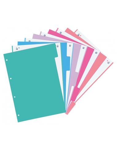 SEPARADOR A4 5P 500 MC. PASTEL 400159036