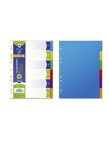 SEPARADOR A4 6 DEP. EXTRA 326588 BISMARK