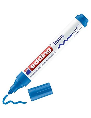 ROTULADOR EDDING 4500 AZUL CL 010 ROPA