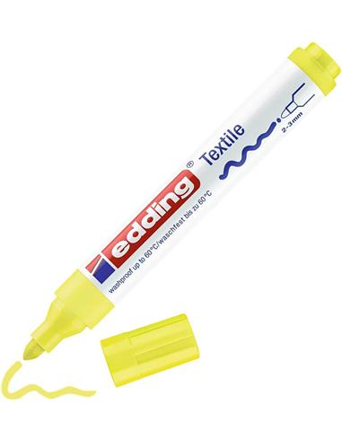 ROTULADOR EDDING 4500 AMAR. NEON 065 ROPA