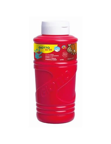 PINTURA DEDOS GIOTTO 750 ML. ROJO